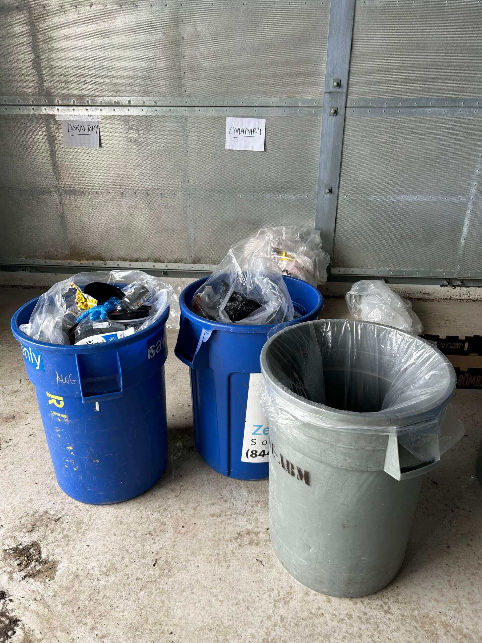 Commissary - sorted in bins portrait