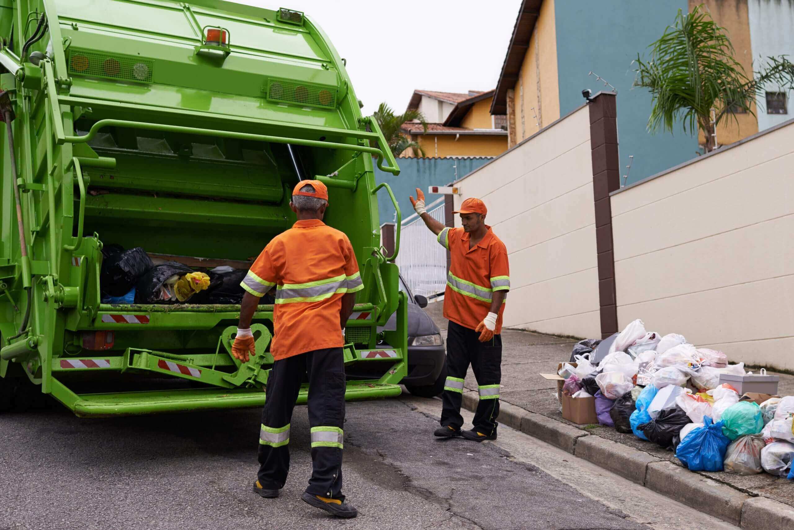 a team of garbage collectors